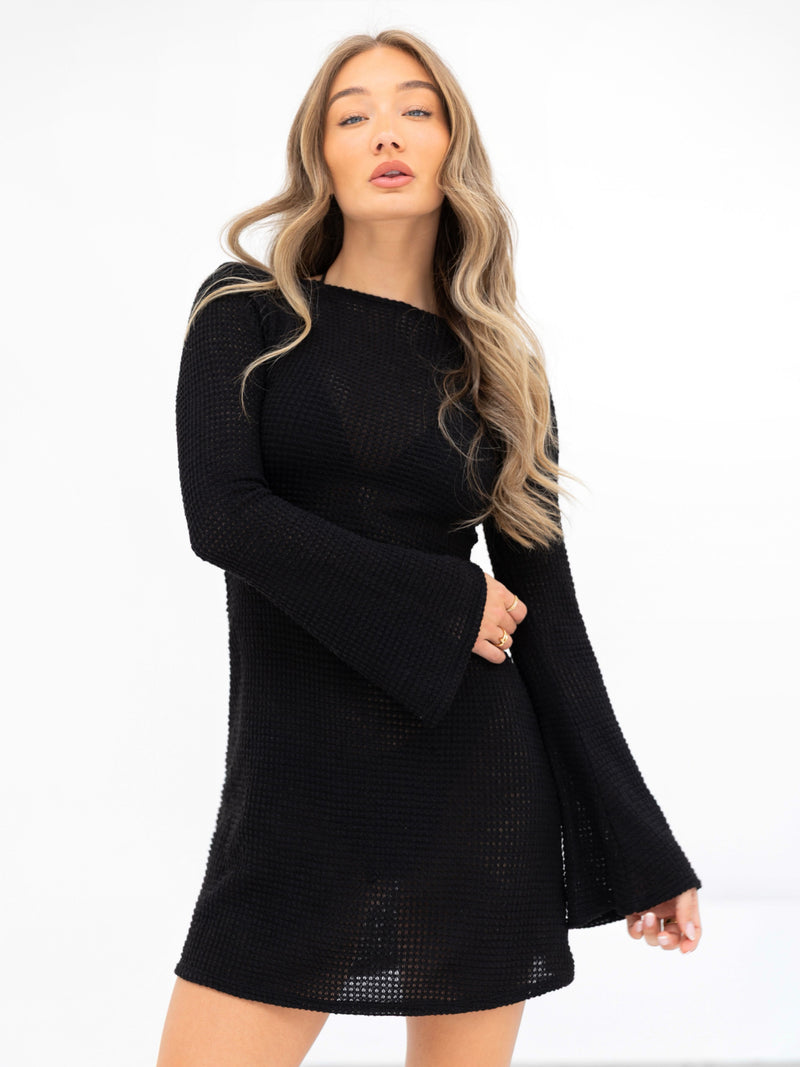 Buy Blakely Womens Black Crochet Mini Dress