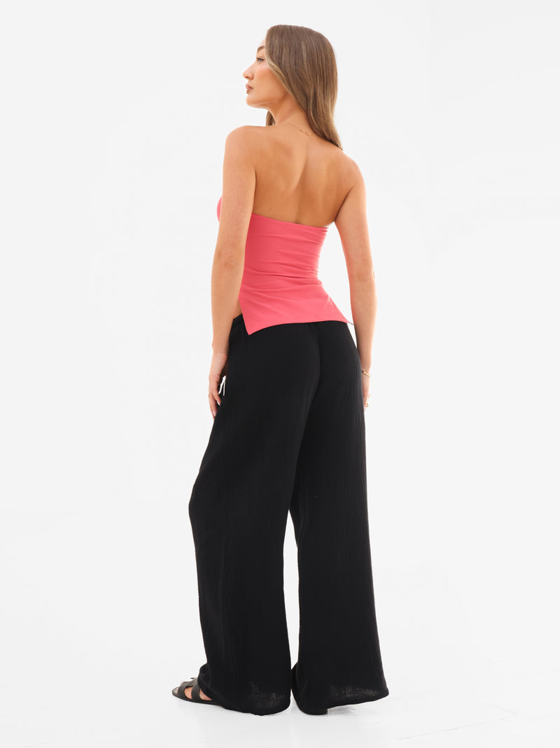 Solea Bandeau Top - Bright Pink