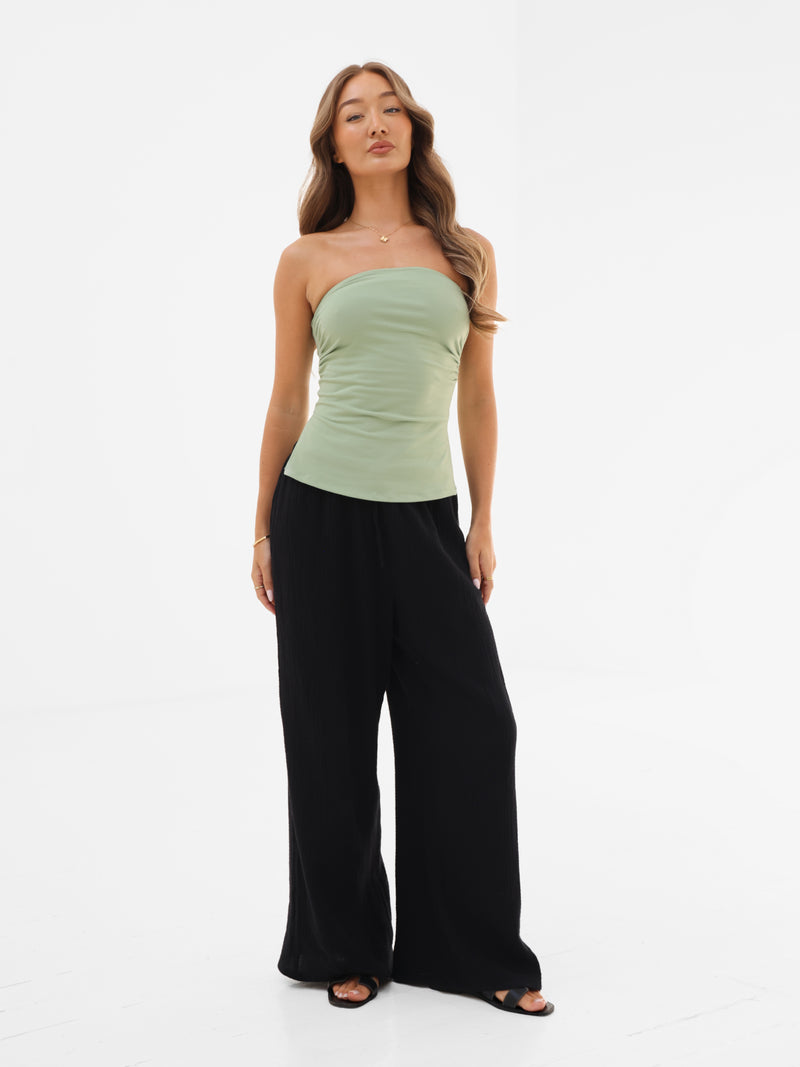 Solea Bandeau Top - Salie Groen