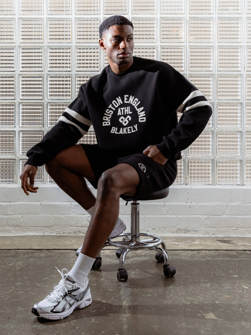 Briston Relaxed Jogger Shorts - Black