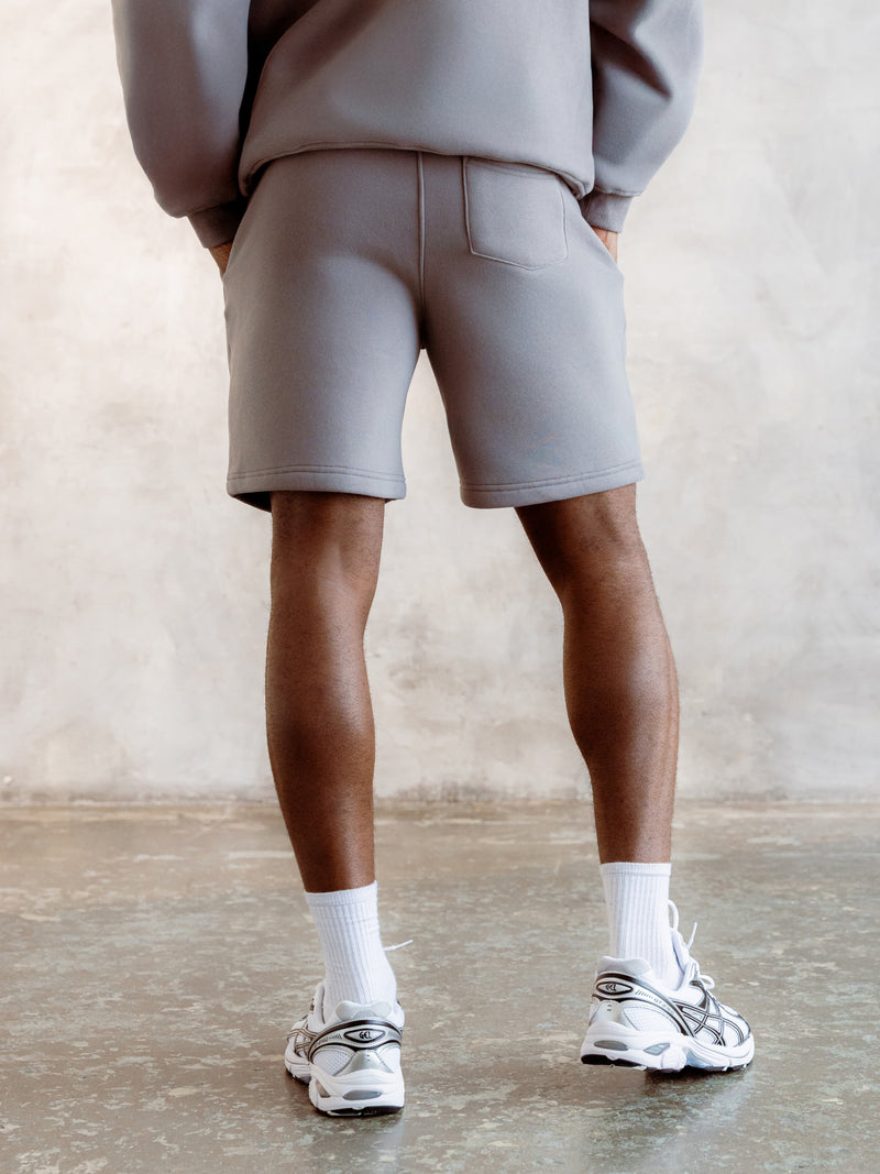 Briston Relaxed Jogger Shorts - Smoky Grey