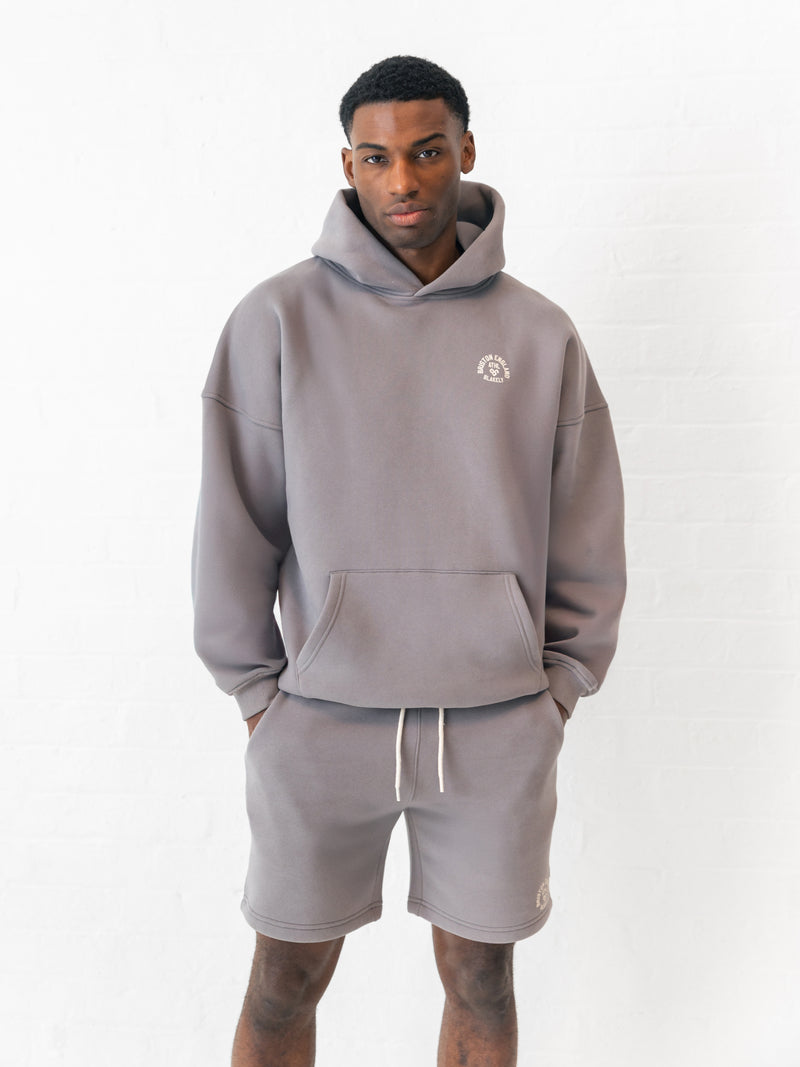 Briston Relaxed Jogger Shorts - Smoky Grey