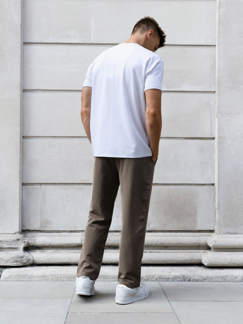 Anston Stretch Chinos - Braun