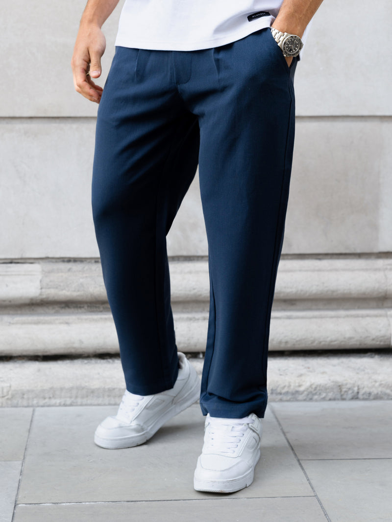 Anston Stretch Chinos - Echtes Marineblau
