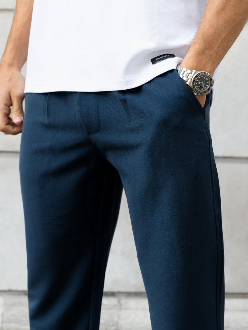 Anston Stretch Chinos - Echtes Marineblau