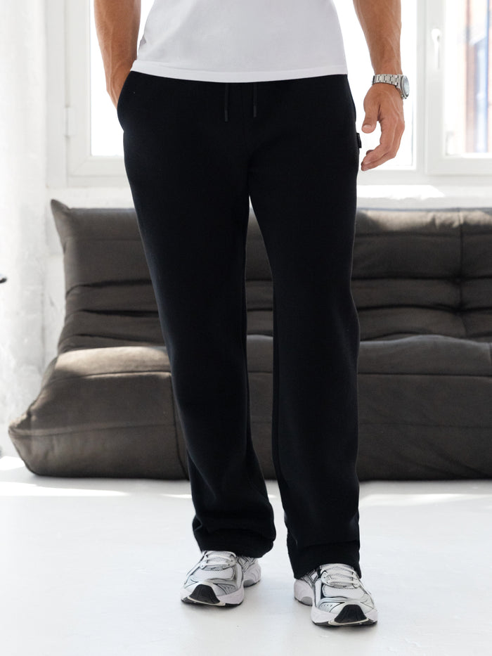 Idris Relaxed Sweatpants - Schwarz
