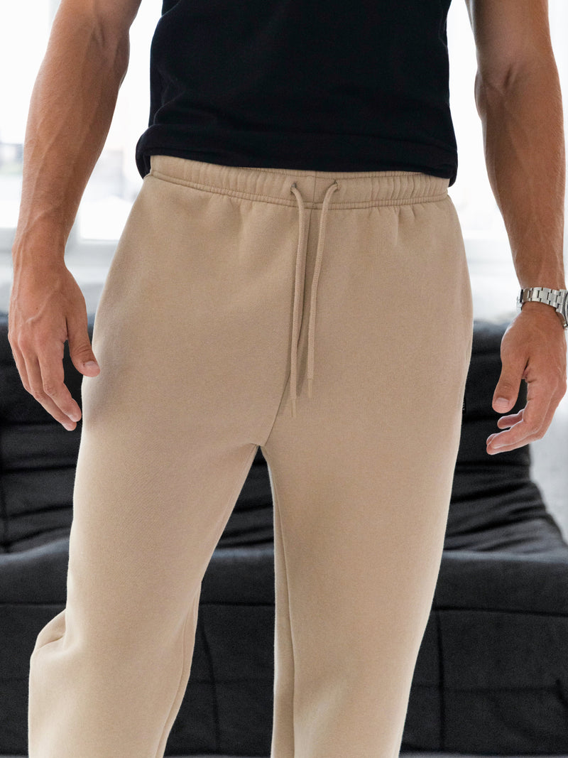 Blakely Straight Leg Sweatpants - Tan