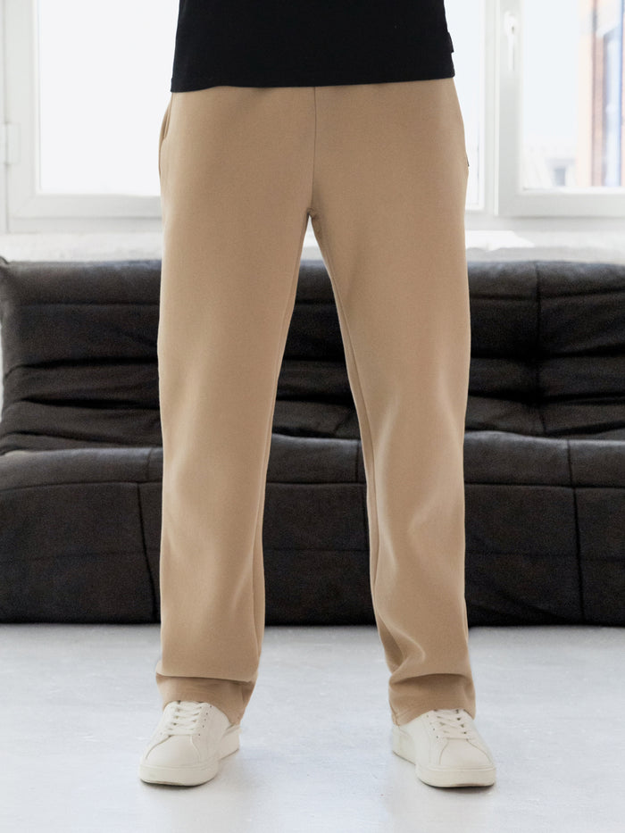 Idris Relaxed Sweatpants - Bräunen