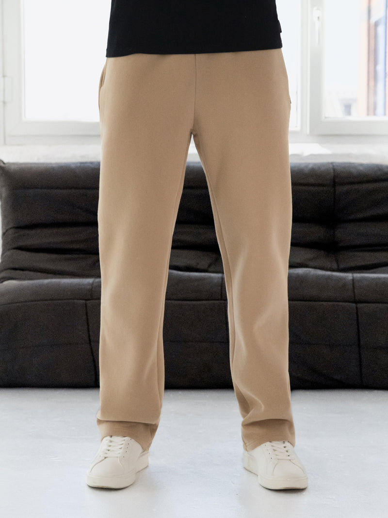 Blakely Straight Leg Sweatpants - Tan