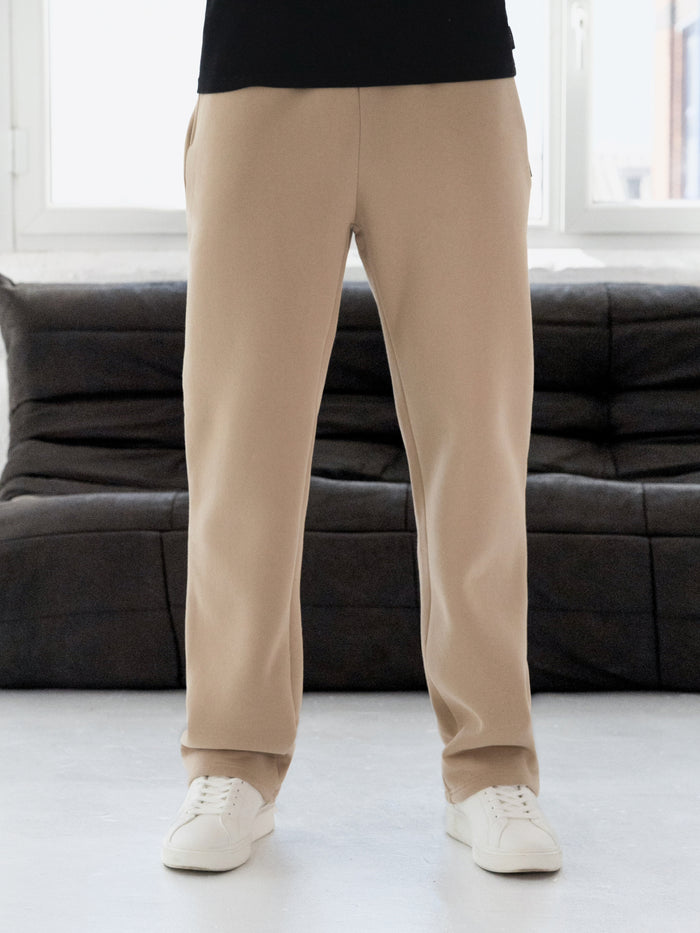 Blakely Straight Leg Sweatpants - Hellbraun