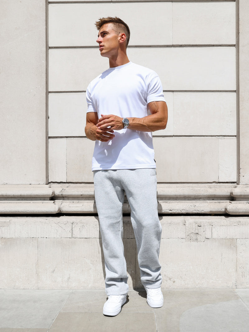 Iver Relaxed Sweatpants - Marl Grey