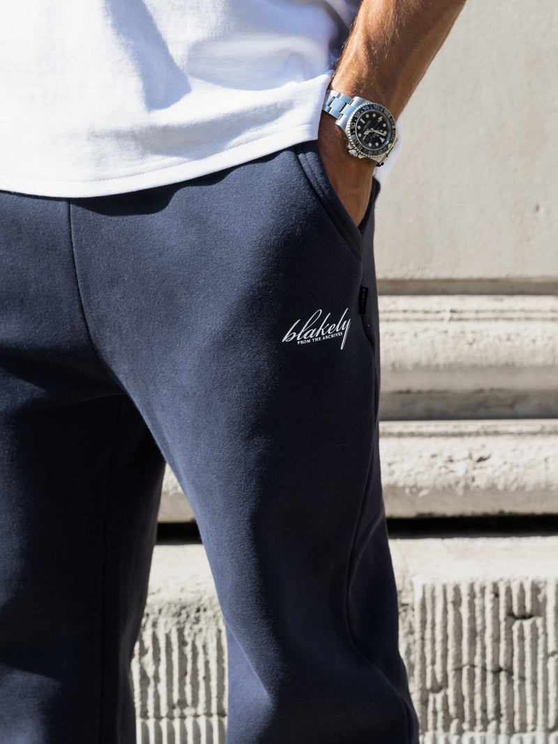 Austin Relaxed Sweatpants - Echtes Marineblau