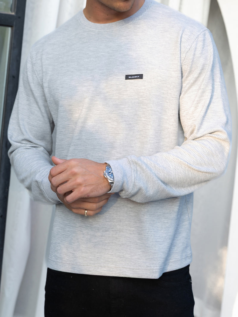 Keston Long Sleeve Top - Grey