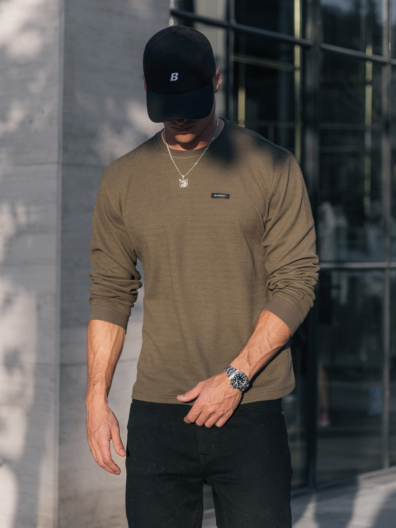 Keston Long Sleeve Top - Khaki