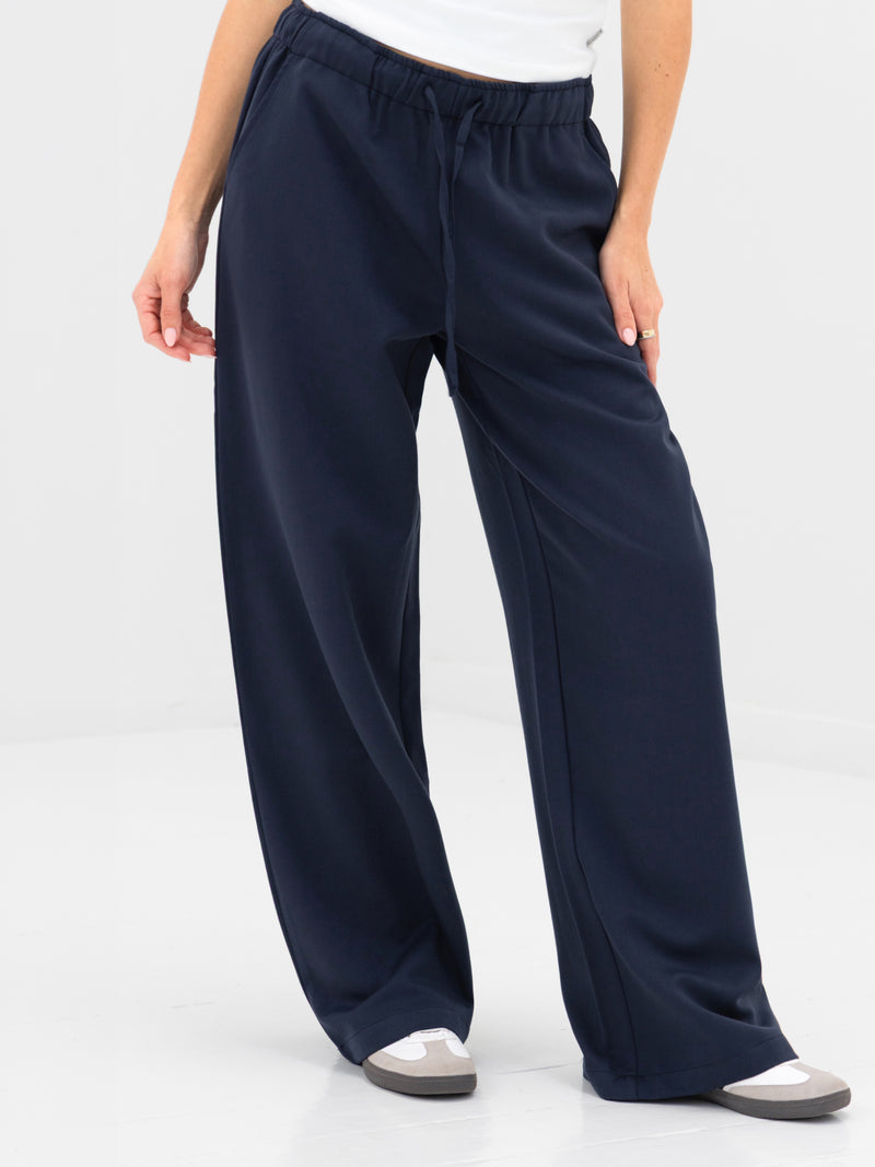 Eden Elasticated Trousers - Zartes Marineblau