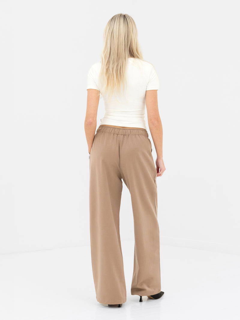 Eden Elasticated Trousers - Bräunen