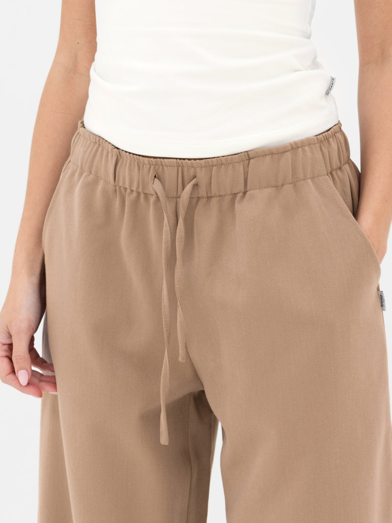 Eden Elasticated Trousers - Bräunen
