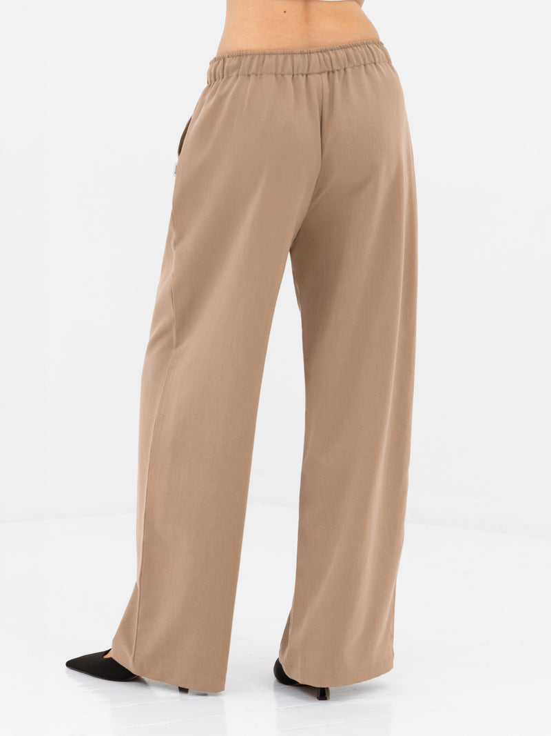 Eden Elasticated Trousers - Bräunen