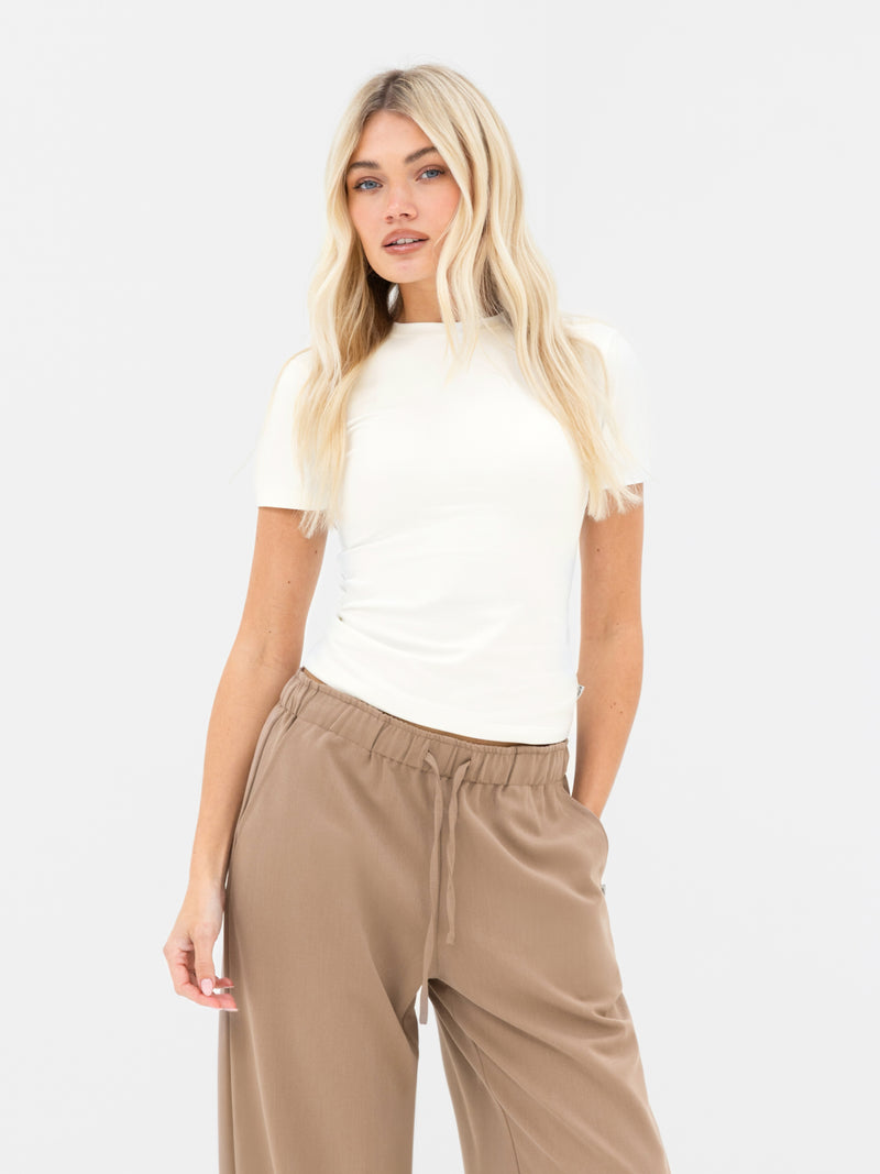 Eden Elasticated Trousers - Bräunen