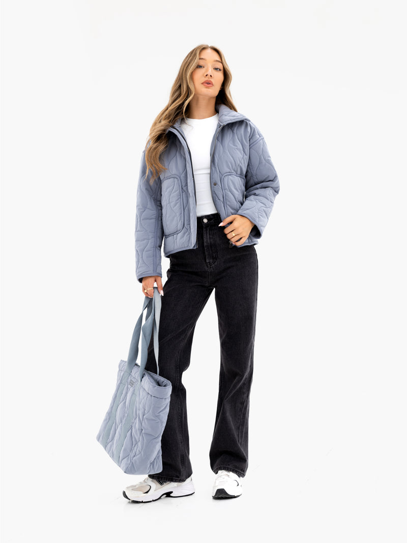 Blakely Light Blue Denim Jacket With Hoodie Blakely Black Denim