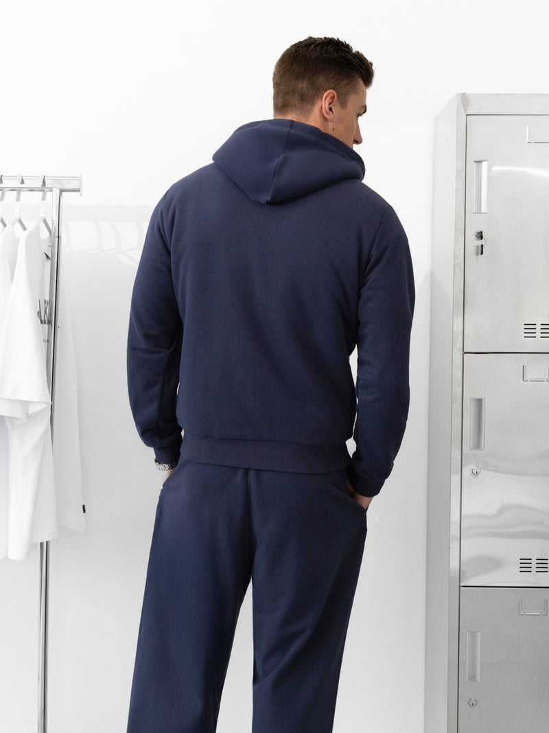 Heritage Zip Up Hoodie - True Navy