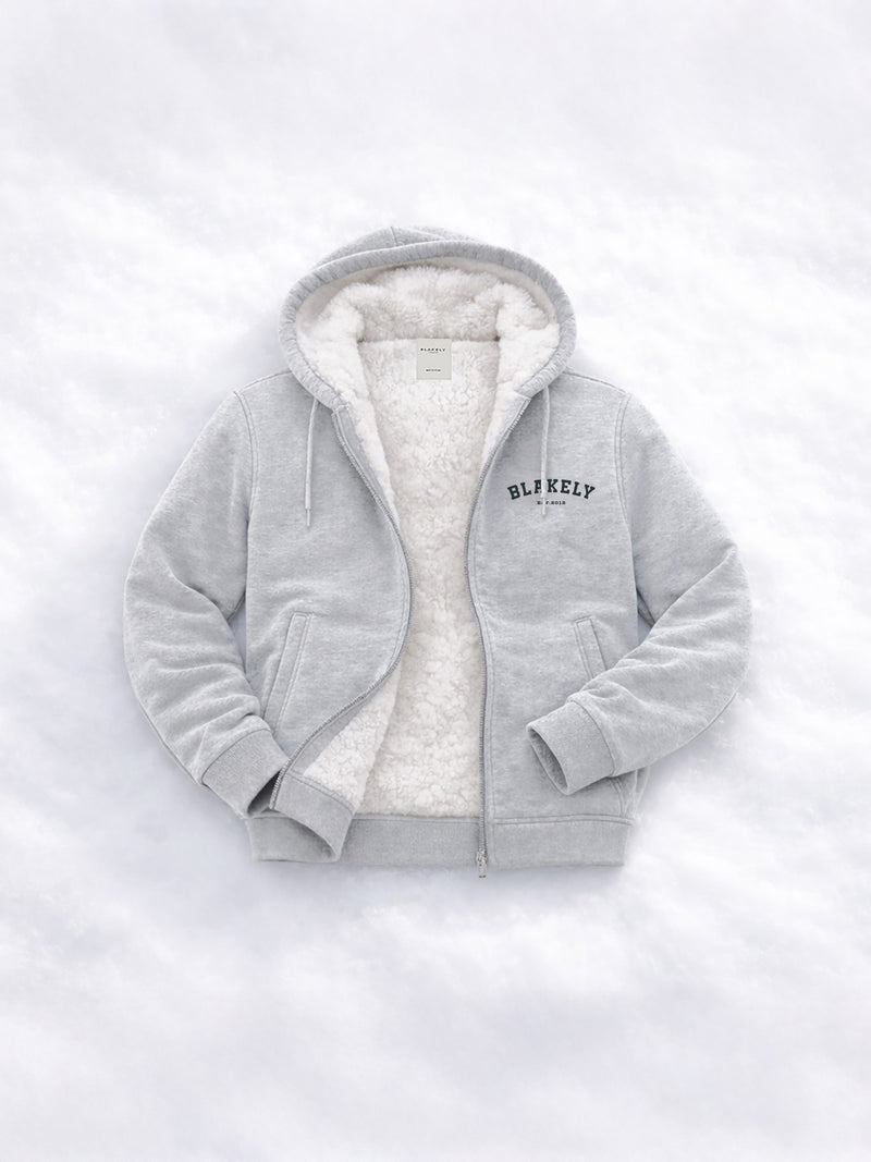 Heritage Full Zip Hoodie - Gemêleerd grijs