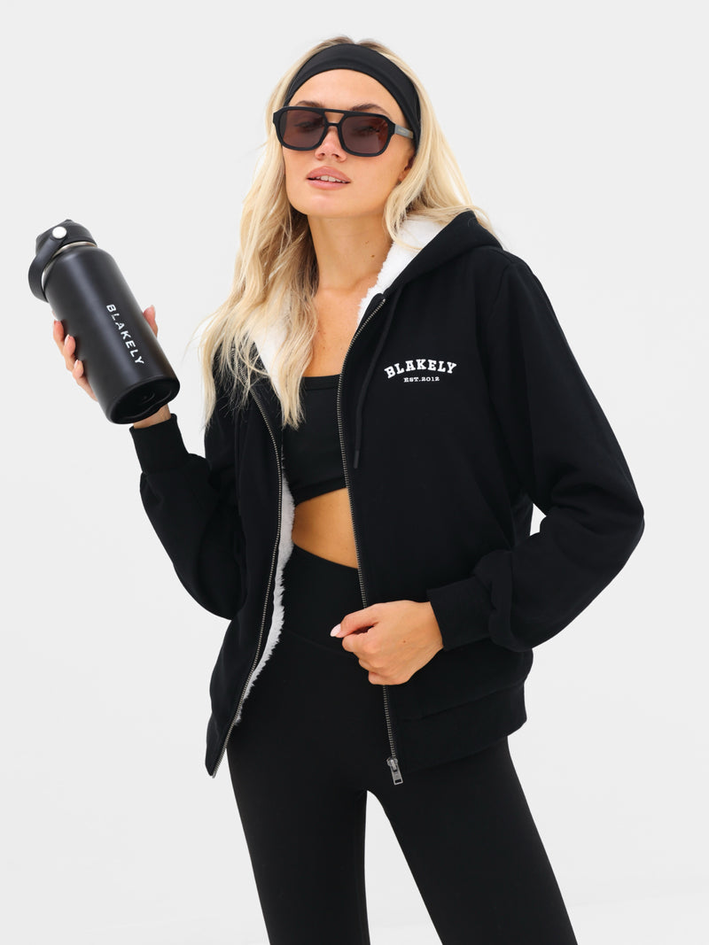 Heritage Full Zip Hoodie - Noire