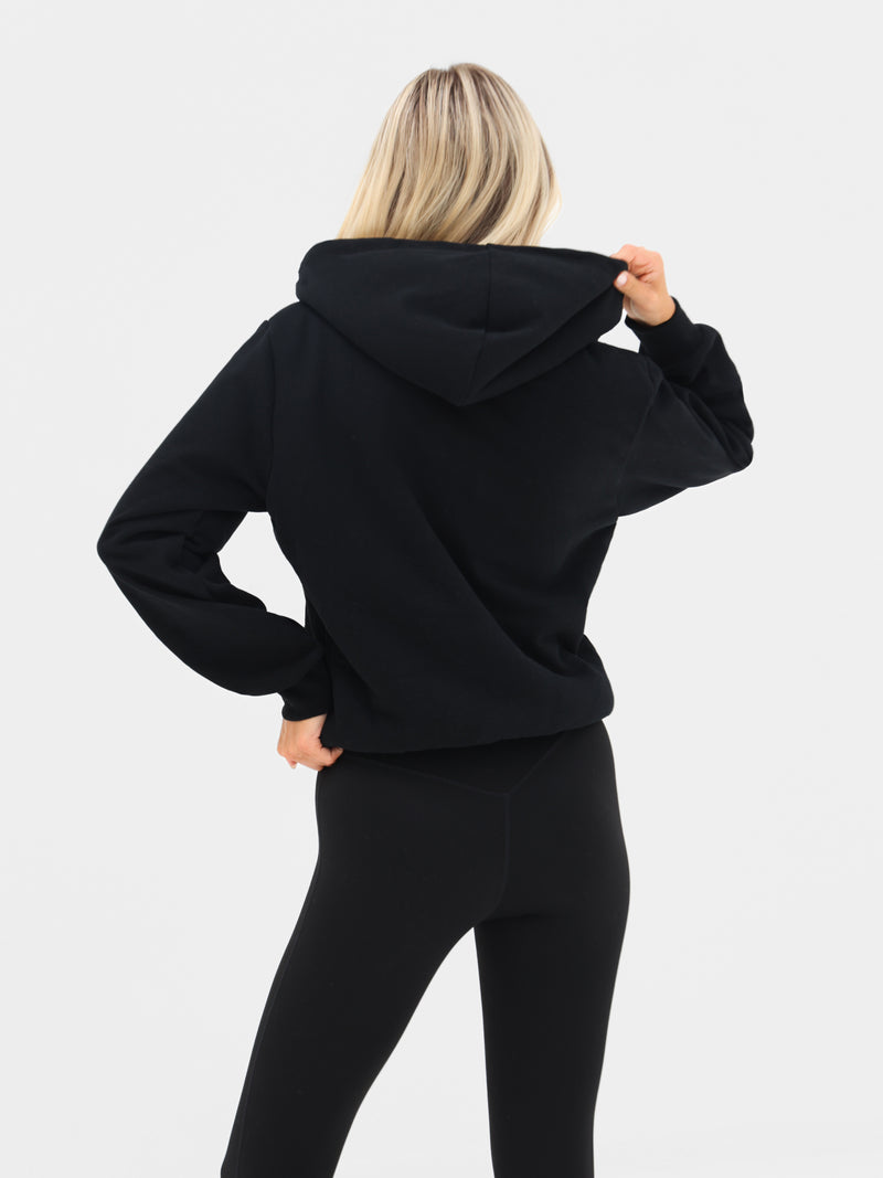 Heritage Full Zip Hoodie - Noire