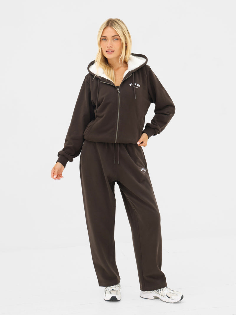 Heritage Full Zip Hoodie - Brun chocolat