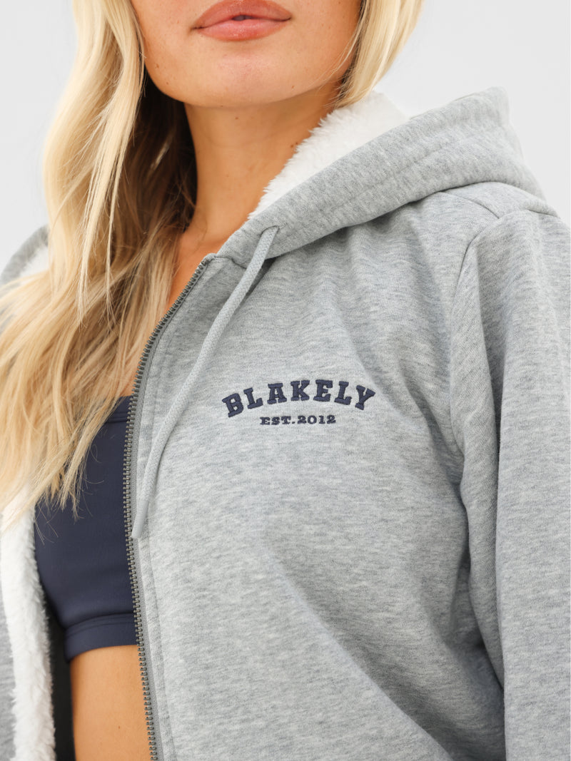 Heritage Full Zip Hoodie - Gemêleerd grijs