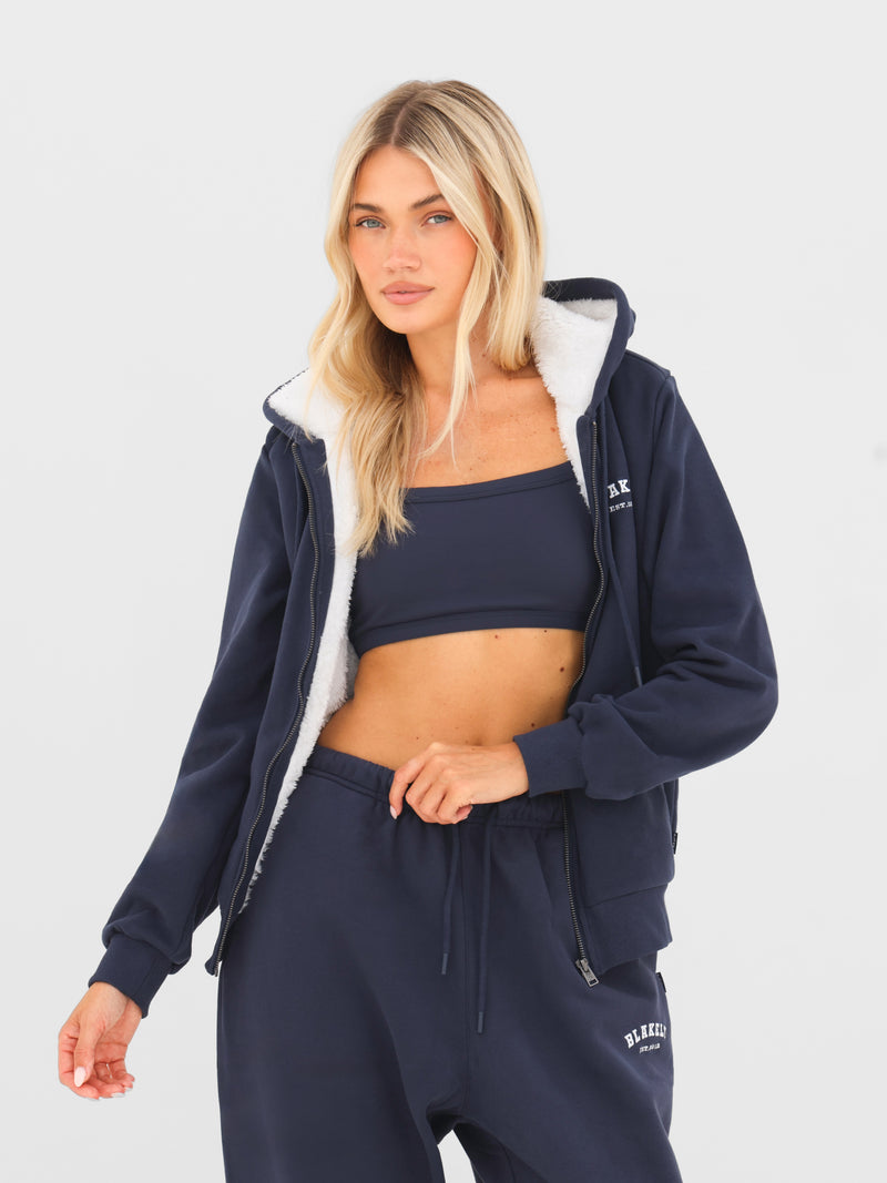 Heritage Full Zip Hoodie - Echte Marine