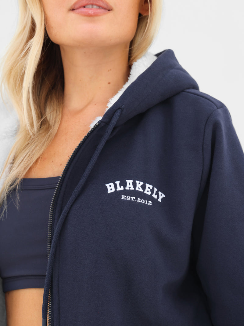 Heritage Full Zip Hoodie - Echte Marine
