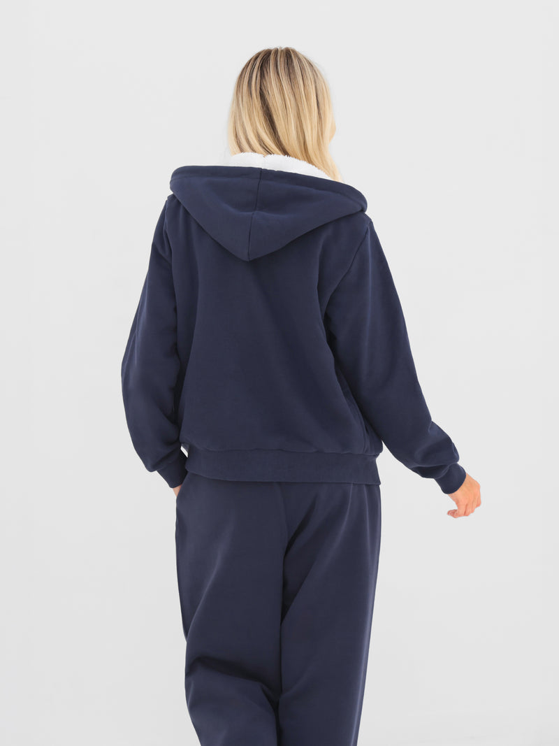 Heritage Full Zip Hoodie - Echte Marine