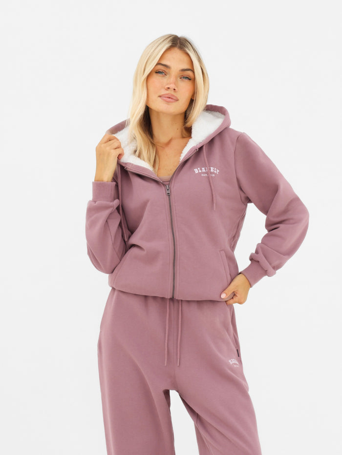Heritage Full Zip Hoodie - Rose poussiéreux