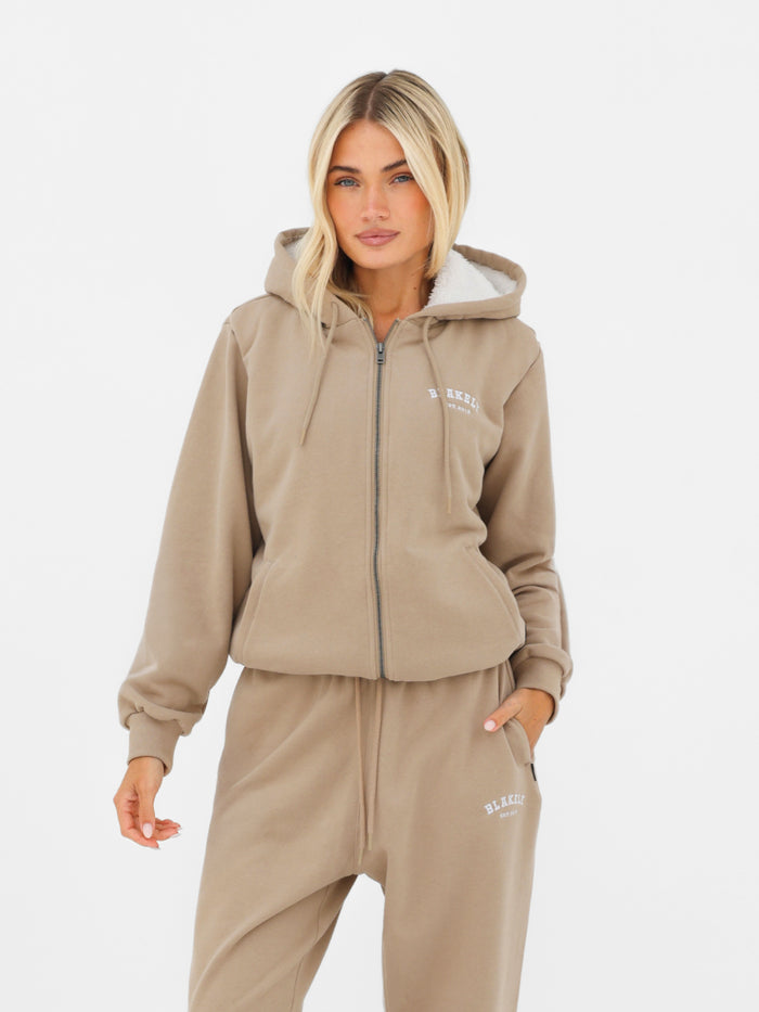 Heritage Full Zip Hoodie - Beige clair