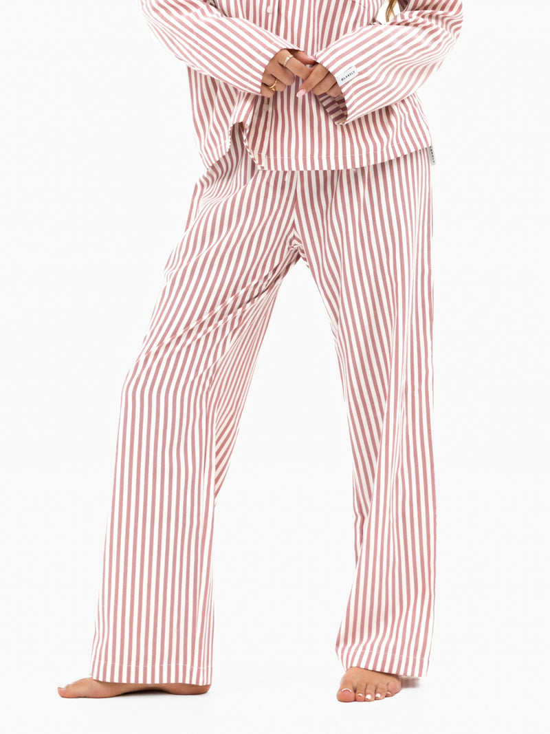 Suki Stripe Trousers  - Red Stripe