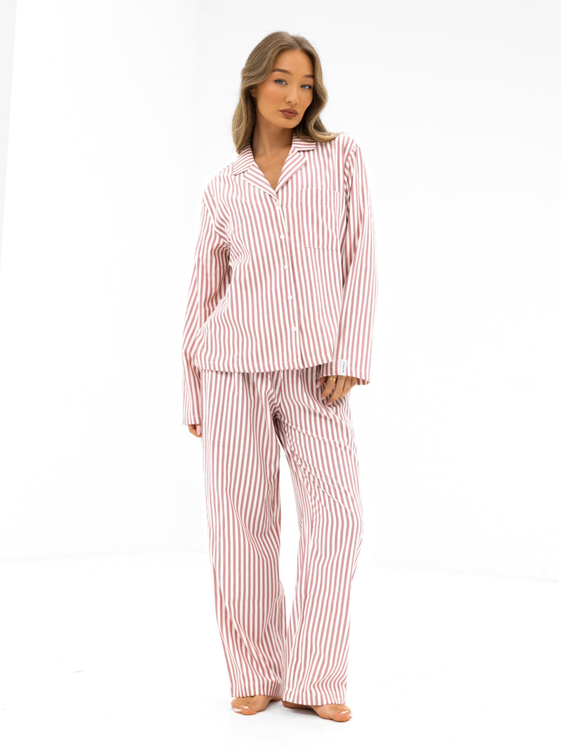 Suki Stripe Trousers  - Red Stripe