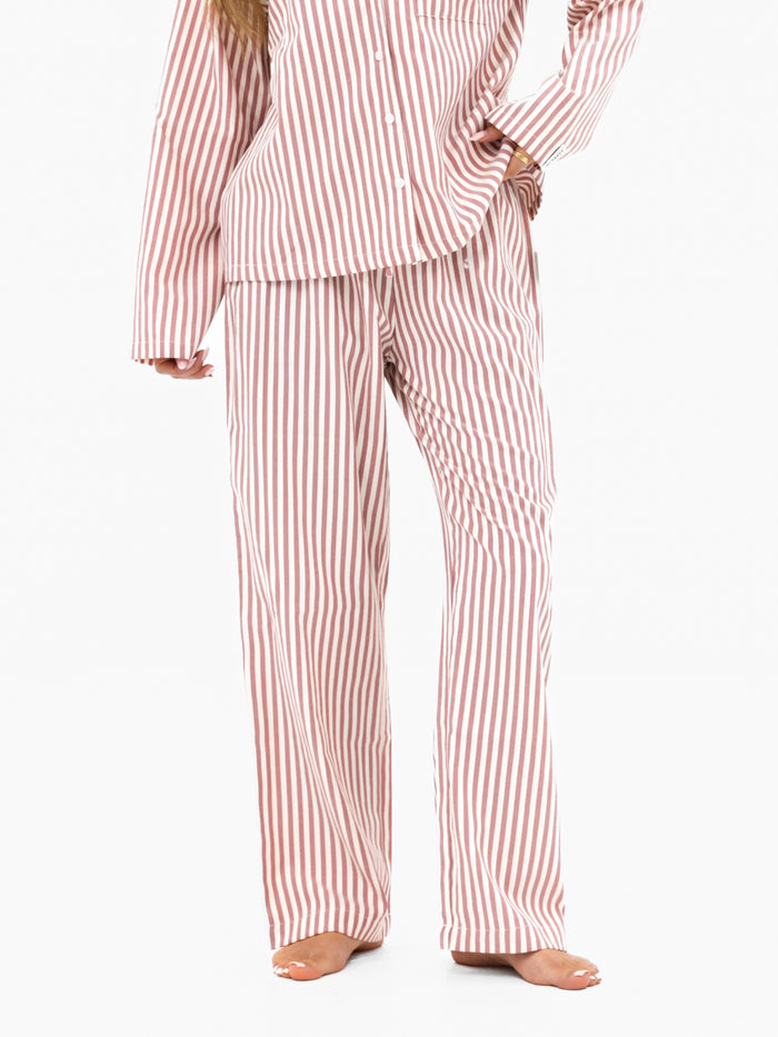 Suki Stripe Trousers  - Red Stripe