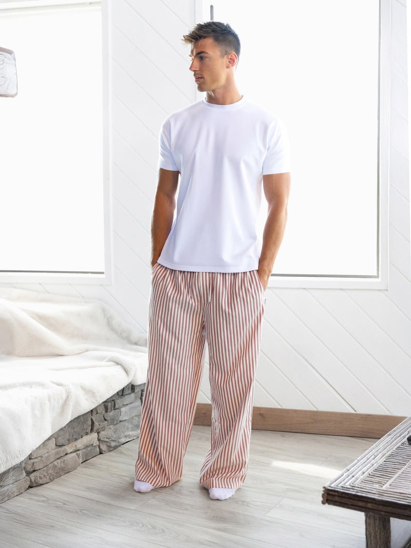 Albie Checked Trousers - Roter Streifen