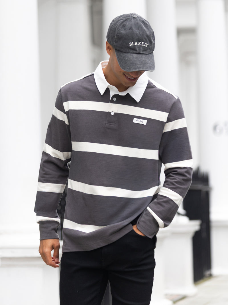 Archie Rugby Shirt - Houtskool