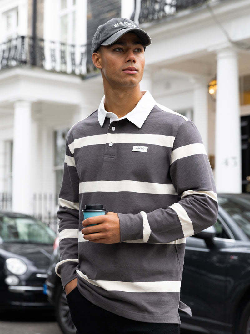 Archie Rugby Shirt - Houtskool