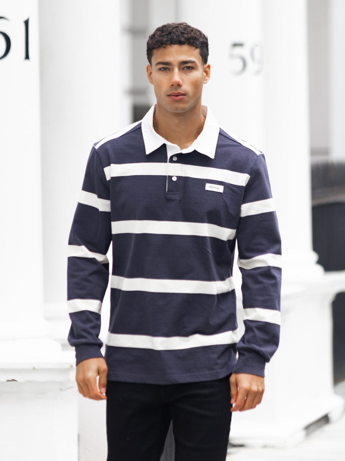 Archie Rugby Shirt - True Navy