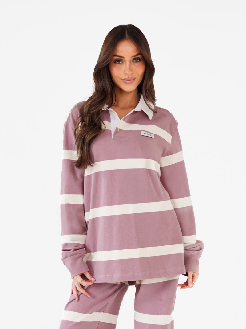 Tilly Rugby Shirt - Dusty Pink