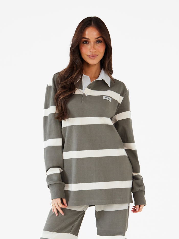 Tilly Rugby Shirt - Safarigrün