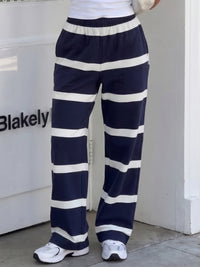 Tilly Striped Trousers - Echte Marine