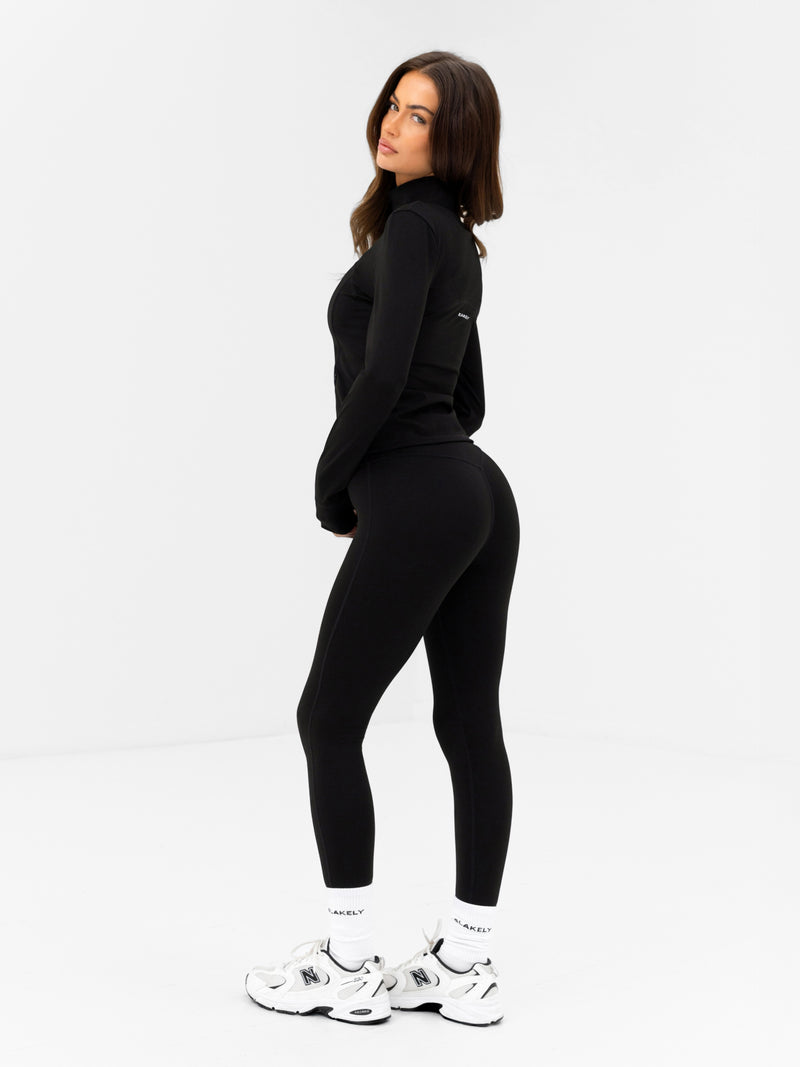 SculptForm Full Zip Jacket - Black