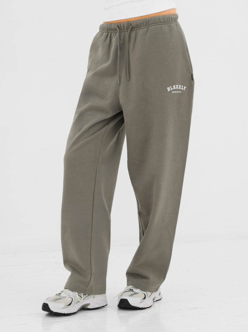 Heritage Oversized Sweatpants - Vert Safari