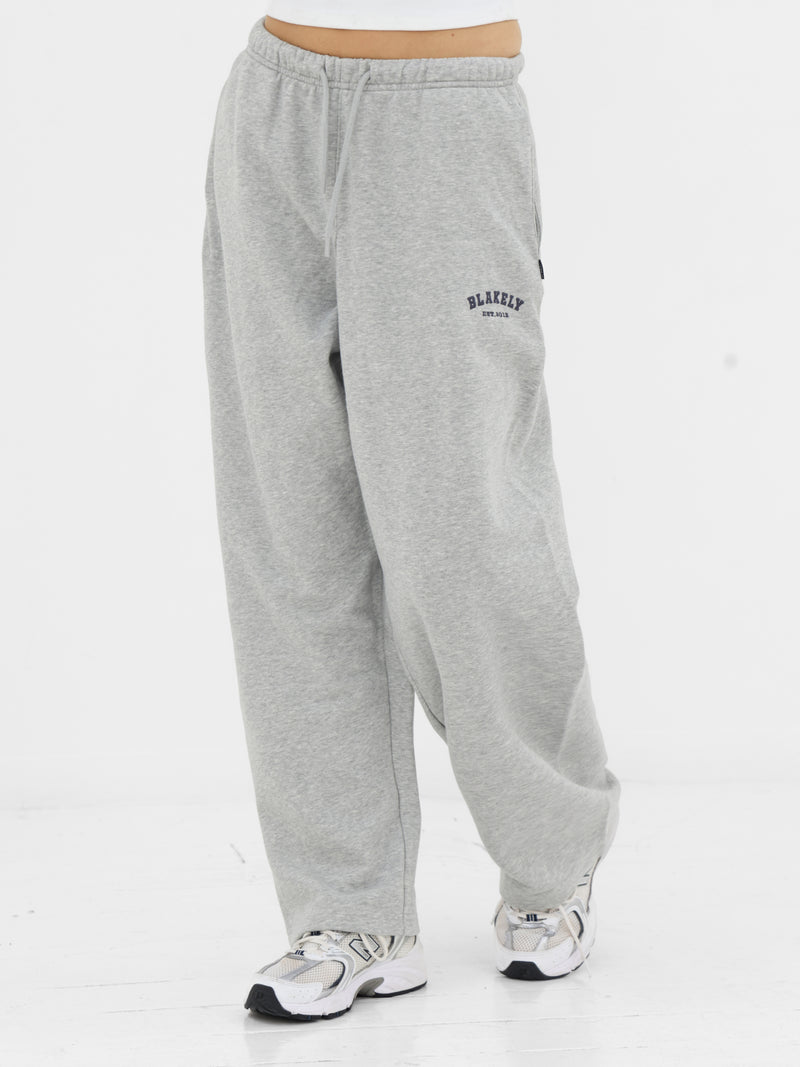 Heritage Oversized Sweatpants - Gris chiné