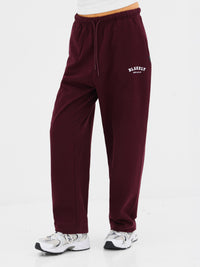 Heritage Oversized Sweatpants - Cerise noire