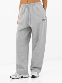 Heritage Wide Leg Sweatpants - Marl Grey